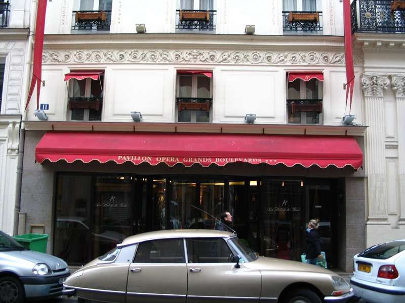 Pavillon Opera Grands Boulevards Hotell Paris Eksteriør bilde